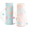 2 Rolls 2 Colors Sakura Printed Chinlon Tulle Rolls, for Wedding Party Decorations Gift Bowknot, Skirt, Hair Crafts Making, Mixed Color, 15cm, 9m/roll, 1roll/color