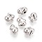 CCB Plastic Beads, Teardrop, Platinum, 10x10x8mm, Hole: 2.2mm