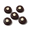 Opaque Resin Biscuit Decoden Cabochons, Imitation Food, Cookies, Coconut Brown, Flat Round, 21x8mm