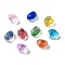 Glass Beads, Mushroom, Mixed Color, 14.5x17x12mm, Hole: 1.2mm