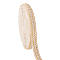 Polyester Braided Ribbons, DIY Crafts, for Curtain, Clothing, Navajo White, 7/8 inch(21mm), about 12.03 Yards(11m)/pc