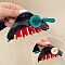 Plastic Claw Hair Clips, Button Claw Hair Clips, Hair Accessories for Women Girls, Black, 80mm