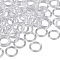 100Pcs Plastic Linking Rings, Round Ring, Clear, 13x2mm, Inner Diameter: 9mm,