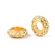 Большая дыра сплава цинка проложить Grade A Кристалл Rhinestone RONDELLE бусы&nbsp;LS-ALRI-O007-G01-1