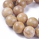 Chapelets de perles de sunstone naturelle naturelles G-F607-13-3