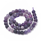 Natural Fluorite Beads Strands X-G-T106-219-3