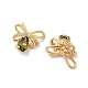 Латунные микро проложить кубического циркония подвески KK-Z136-58G-01-2