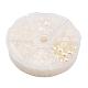 1caja de plástico abs imitación perla cúpula cabujones SACR-JP0001-24-2