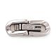 304 Stainless Steel Fold Over Clasps STAS-B029-05A-2