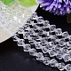 Faceted Polyhedron Imitation Austrian Crystal Bead Strands G-M183-8mm-01A-1