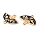 Alloy Enamel Connector Charms FIND-C037-05A-G-2
