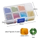 8 couleurs perles de rocaille en verre SEED-YW0001-56-3