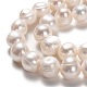 Brins de perles de culture d'eau douce naturelles PEAR-L033-92-2