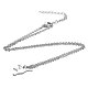 201 Stainless Steel Pendants Necklaces NJEW-S063-TN129-1-2