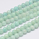Chapelets de perles en amazonite naturel G-P204-01-6mm-1