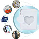 3-дюймовый пвх мини-сердце полый держатель фотокарты книга AJEW-WH0038-65P-01-5