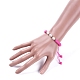 Adjustable Nylon Thread Braided Bead Bracelets BJEW-JB05124-03-4