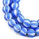 Chapelets de perles vernissées manuelles LAMP-N021-44B-3