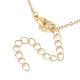 Collar de cadena con cuentas de perlas naturales NJEW-JN04345-5
