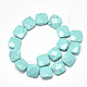 Chapelets de perles en turquoise synthétique G-S357-D02-16-2