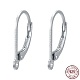 925 Sterling Silver Leverback Earrings STER-S002-56-1