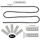 Bricolage corde ronde strass DIY-WH0283-21-6