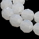Supports de perles de verre imitation jade EGLA-A035-J8mm-D05-4