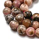 Chapelets de perles en rhodonite naturelle G-R494-A12-01-3
