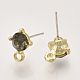 Accessoires de clous d'oreilles en alliage PALLOY-N0149-21A-2