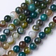 Natural Grade A Striped Agate/Banded Agate Beads Strands G-E479-05-12mm-1