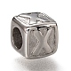 304 perline europei in acciaio inox OPDL-L020-001X-1