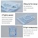 OLYCRAFT 100PCS Clear PVC Plastic Reclosable Zip Poly Bags 5 Sizes Resealable Zipper Shipping Bags for Jewelry Storage OPP-OC0001-01-4