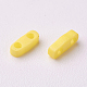 MIYUKIクォーターティラビーズ  日本製シードビーズ  2穴  （qtl404fr）マットな不透明な黄色のab  5x1.2x1.9mm  穴：0.8mm  約4800個/袋  100 G /袋 SEED-L009-S-F04-3