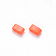 Perles de rocaille en verre peintes à 2 trou X-SEED-S031-M-406-2