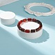 Bracelet extensible perlé colonne de pierres précieuses naturelles BJEW-JB08658-4