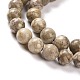 Chapelets de perles maifanite/maifan naturel pierre  G-I187-8mm-01-11