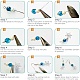 DIY серьги решений DIY-SC0004-48-4