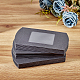 Chgcraft 30 pz scatole di cuscini in carta kraft nera con finestra trasparente CON-GL0001-02-02-4