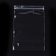 ポリプロピレンジップロックバッグ  トップシール  再封可能なバッグ  セルフシールバッグ  長方形  透明  26.1x17cm  片側の厚さ：2ミル（0.05mm）  インナー対策：24.4x17のCM OPP-S004-02A-2