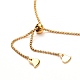 Bracelet coulissant réglable en perles de perles naturelles pour cadeau femme fille BJEW-JB06820-02-5