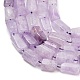 Natürlichen Amethyst Perlen Stränge&nbsp;G-F836-B11-01-4