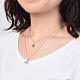 Zinc Alloy Enamel Double Layered Necklaces NJEW-JN02489-01-7