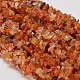 Natural Red Agate Chip Beads Strands G-L269-08-1