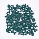 ベーキングペイントガラスフラットビーズ  長方形  ダークスレートグレー  4~7x3~4x2.5mm  穴：0.8mm  約2500個/袋 SEED-S023-12E-1