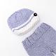 Costume de bonnet de bébé en crochet AJEW-R030-48-3