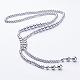 Colliers de perles en verre NJEW-A125-B006-1