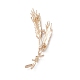 Broche de blé en strass JEWB-C003-02-2