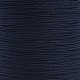 ナイロン糸  カスタム織りジュエリー作りのために  ミッドナイトブルー  0.8mm  約131.23ヤード（120m）/ロール X-NWIR-C036-335-2