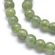 Perles d'apatite verts naturels brins G-K224-08-6mm-3