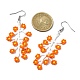 Серьги с подвесками из семян ручной работы EJEW-MZ00229-03-3